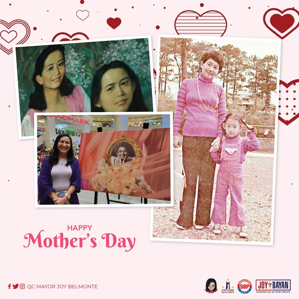 QCMayorJoy's tweet photo. "My mother lives on in my heart and in my soul. Thank you Mom for that joyful, sunny, and positive disposition I inherited from you.”
- Mayor Joy Belmonte

Ating ipinagdiriwang ang bawat ilaw ng tahanan sa araw na ito. Mabuhay po kayo! https://t.co/MaigqPBESc