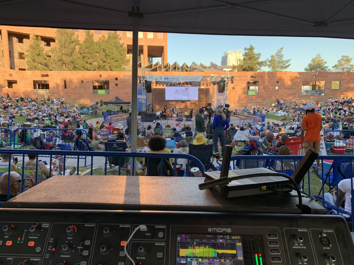 I’ll be mixing Front of house for all the Jazz in the Park shows this year, come say hi if you’re out here