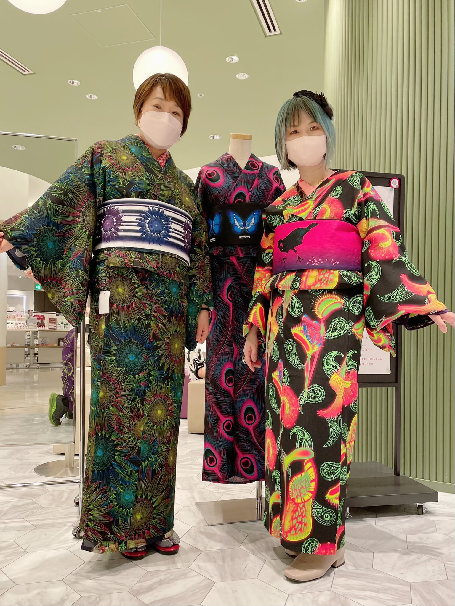 浴衣　イモリ　竹　屋屋　iroca 浴衣 イモリ 竹 屋屋 iroca