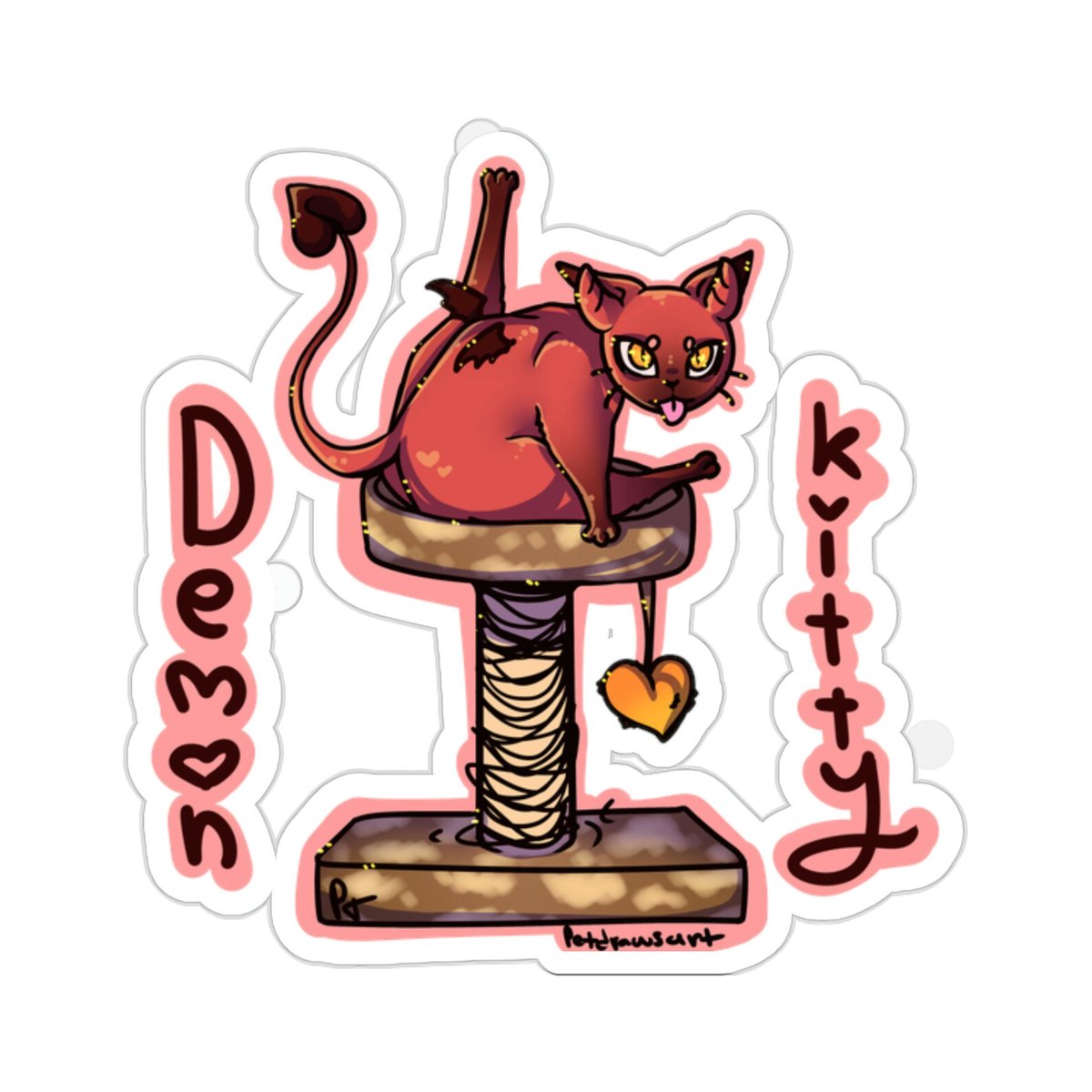 petdrawsart's tweet photo. Demon Kitty Stickers are out now! For my cat lovers who worship a little demon of their own!
I still have 15% off in my Etsy shop until I reach my first 10 buyers! <3
#etsystickers #etsy #digitalart #artmoots #cat #demoncat #demonkitty #cartoon #chibi 

https://t.co/l2VFwHk9QY https://t.co/z1nc1UVKMA