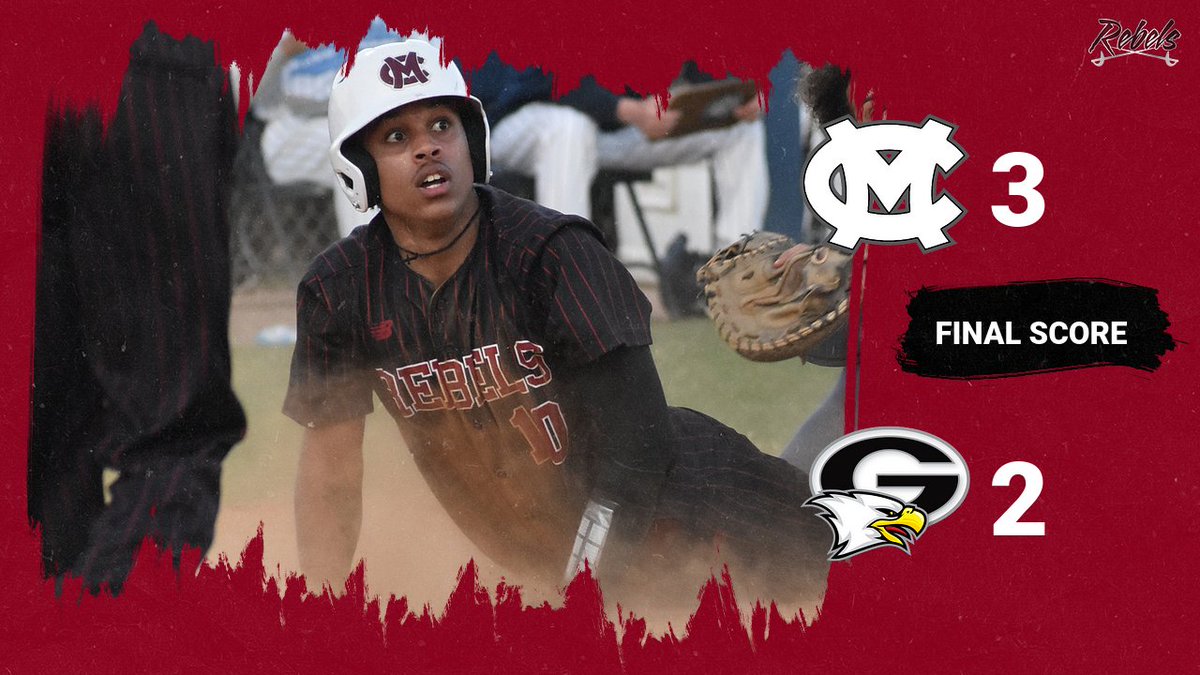 MCRebelBaseball's tweet photo. The Rebels walk it off in the 7th to beat Gray Collegiate 3-2!  They move on to the Upper State Championship Game Wednesday to face the winner of Gray Collegiate and Pelion.  Don't miss it! https://t.co/hGasoZ1y3S