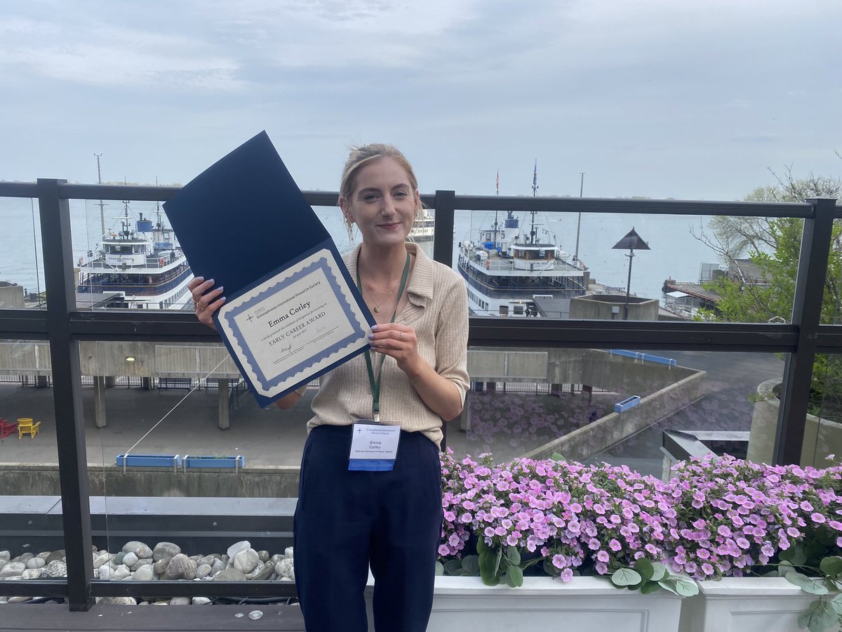 Emma Corley (@emmaccorley) on Twitter photo Delighted to have presented today at <a href="/SIRSGlobal/">Schizophrenia International Research Society</a> 2023 in Toronto on recent work as part of the irelate project <a href="/uniofgalway/">Ollscoil na Gaillimhe | University of Galway</a>
<a href="/GaryD2011/">Gary Donohoe</a>
Extra special to present this year as an early career awardee <a href="/IrishResearch/">We are now Research Ireland</a> Delighted to have presented today at <a href="/SIRSGlobal/">Schizophrenia International Research Society</a> 2023 in Toronto on recent work as part of the irelate project <a href="/uniofgalway/">Ollscoil na Gaillimhe | University of Galway</a>
<a href="/GaryD2011/">Gary Donohoe</a>
Extra special to present this year as an early career awardee <a href="/IrishResearch/">We are now Research Ireland</a>