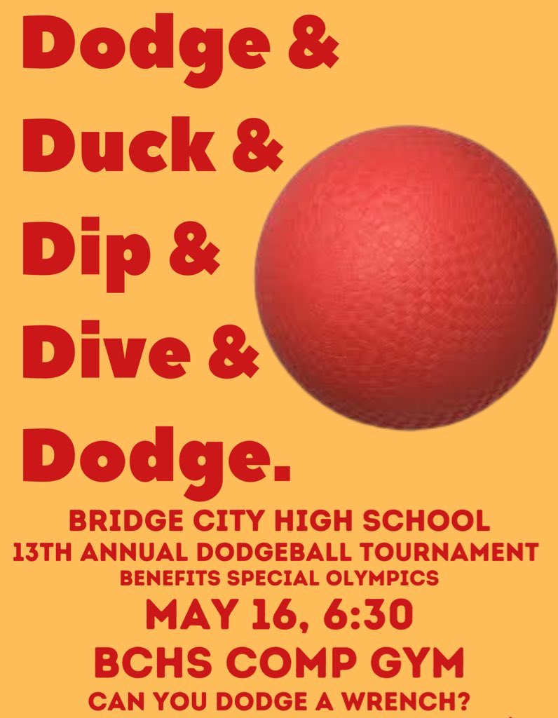 BridgeCityHS's tweet image. 13th Annual Dodgeball Tourney‼️ Calling it- Duck Dynasty for the W 🏆 #BeAPart