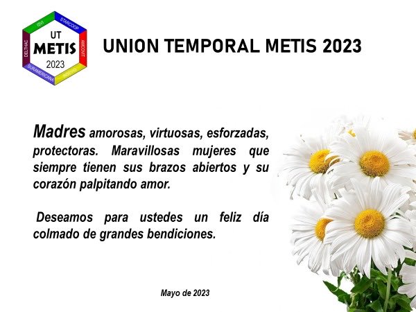 Feliz día a todas las Madres