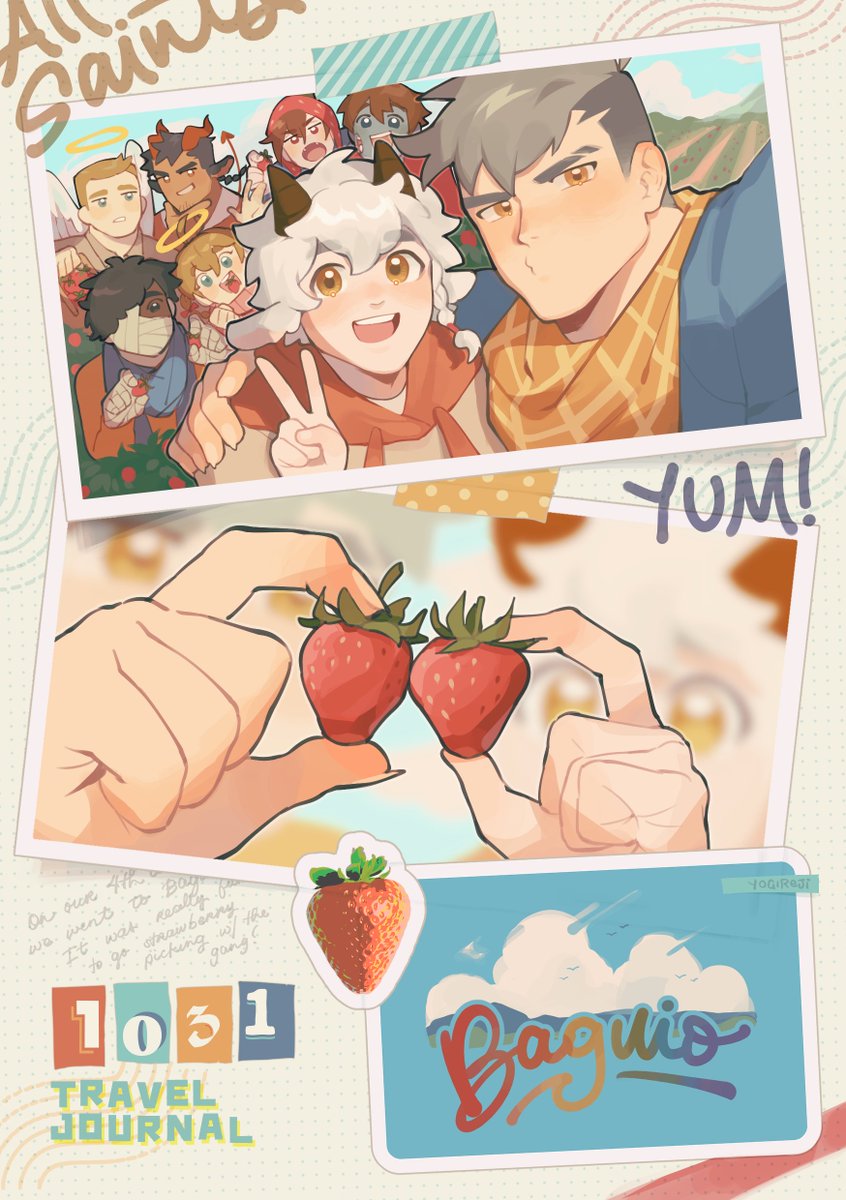 here's my page for @AllSaintsZine! they're on vacay in Baguio! ⛅️  currently in leftover sales! check this out! ➡️ 