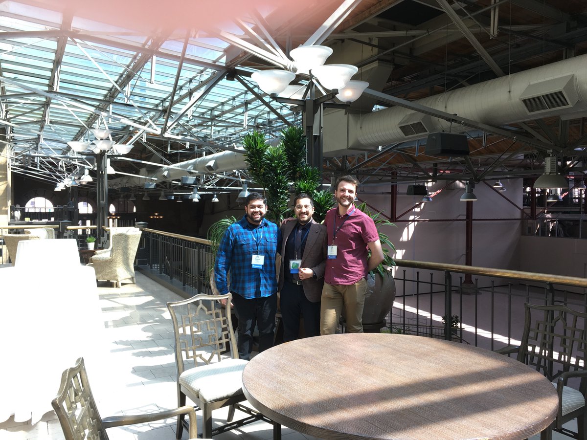 "CEMS graduate students Shaurya Swami, Ali Dadkhah, and Scott Lawson capped off a busy semester to present their research in St. Louis this week at SEDHYD 2023, a joint federal interagency conference on sedimentation and hydrology.  Well done, all!"