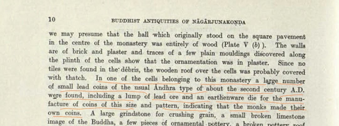 बौद्ध विहारों में जाली सिक्के बनाना

प्राचीन काल से लेकर आजतक सिक्के या मुद्रा बनाने का कार्य शासक वर्ग के ही अंतर्गत होता है। अपरिग्रह के उपदेश देने और पालन करने वाले कभी भी ऐसे कार्यों में स्वयं को लिप्त नहीं करेगें।

पुरातत्व विभाग की रिपोर्ट के अनुसार नागार्जुन कोंडा के एक