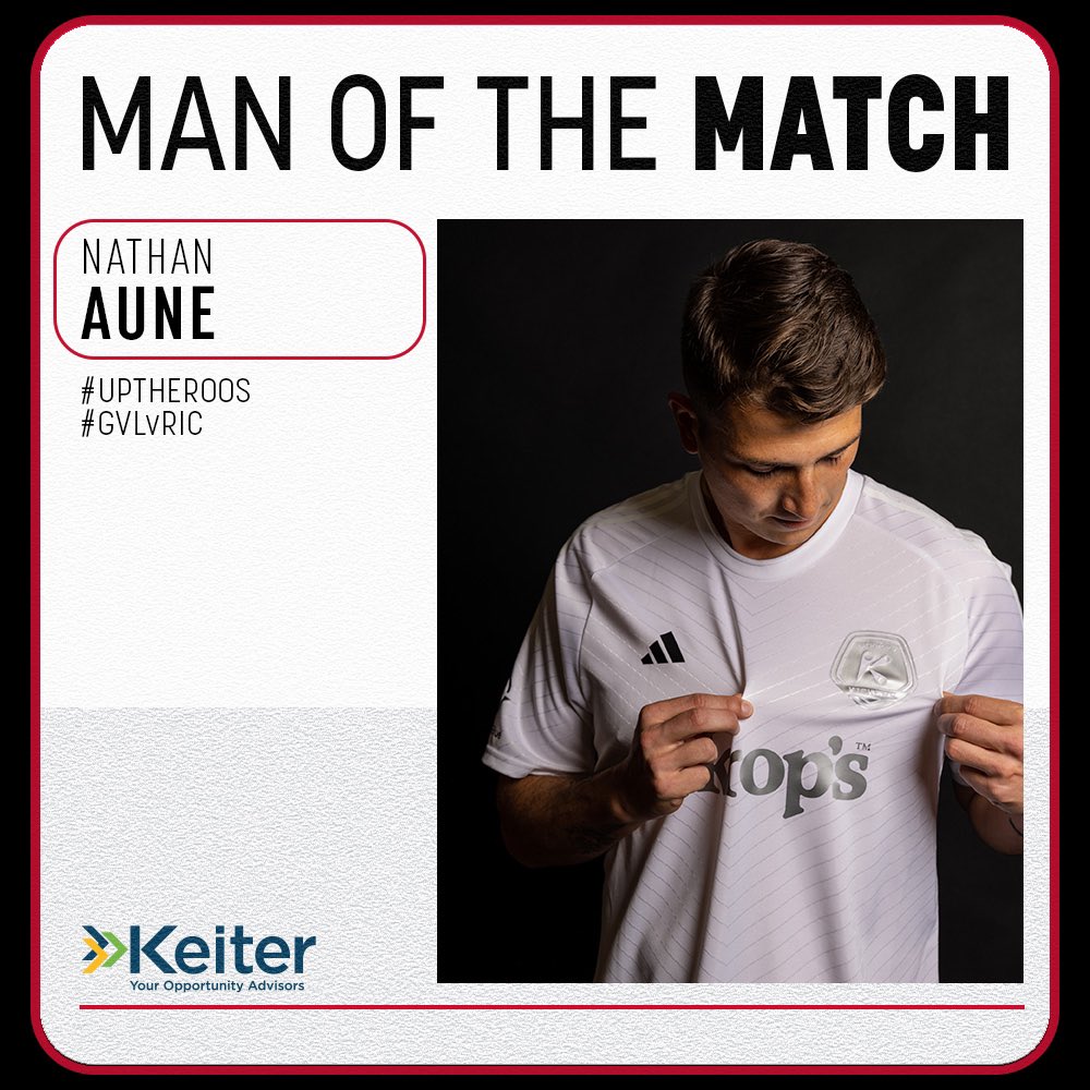The big man delivers again on the road 💪

Nathan Aune is your <a href="/keitercpa/">Keiter</a> Man of the Match

#UpTheRoos🦘 | #GVLvRIC