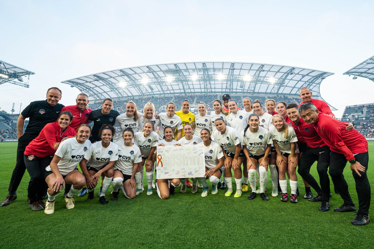 During tonight's Starting XI photo, the team wanted to send a special message to Brendan Learn, who is currently battling cancer.

His sister is our athletic trainer Rylee

#BStrong 💪