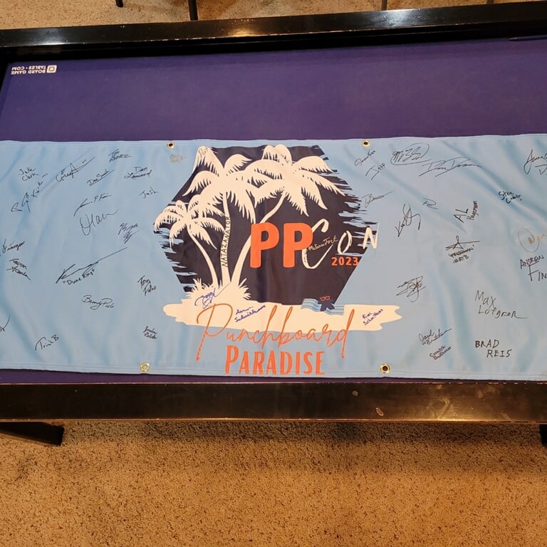 #PPCON2023 was a rousing success. Thanks much to our wonderful sponsors: <a href="/AllplayHQ/">Allplay</a> <a href="/EagleGryphon/">Eagle-Gryphon Games</a> <a href="/Capstone_Games/">Capstone Games</a> <a href="/MindclashG/">Mindclash Games</a> <a href="/BoardAndDice/">Board&Dice</a> @TheGameShoppe @hobbytownlincoln @3dbitspace <a href="/pegasusspiele/">Pegasus Spiele</a>. So much teamwork and generosity. Grateful to all our friends and Punch Bunch.