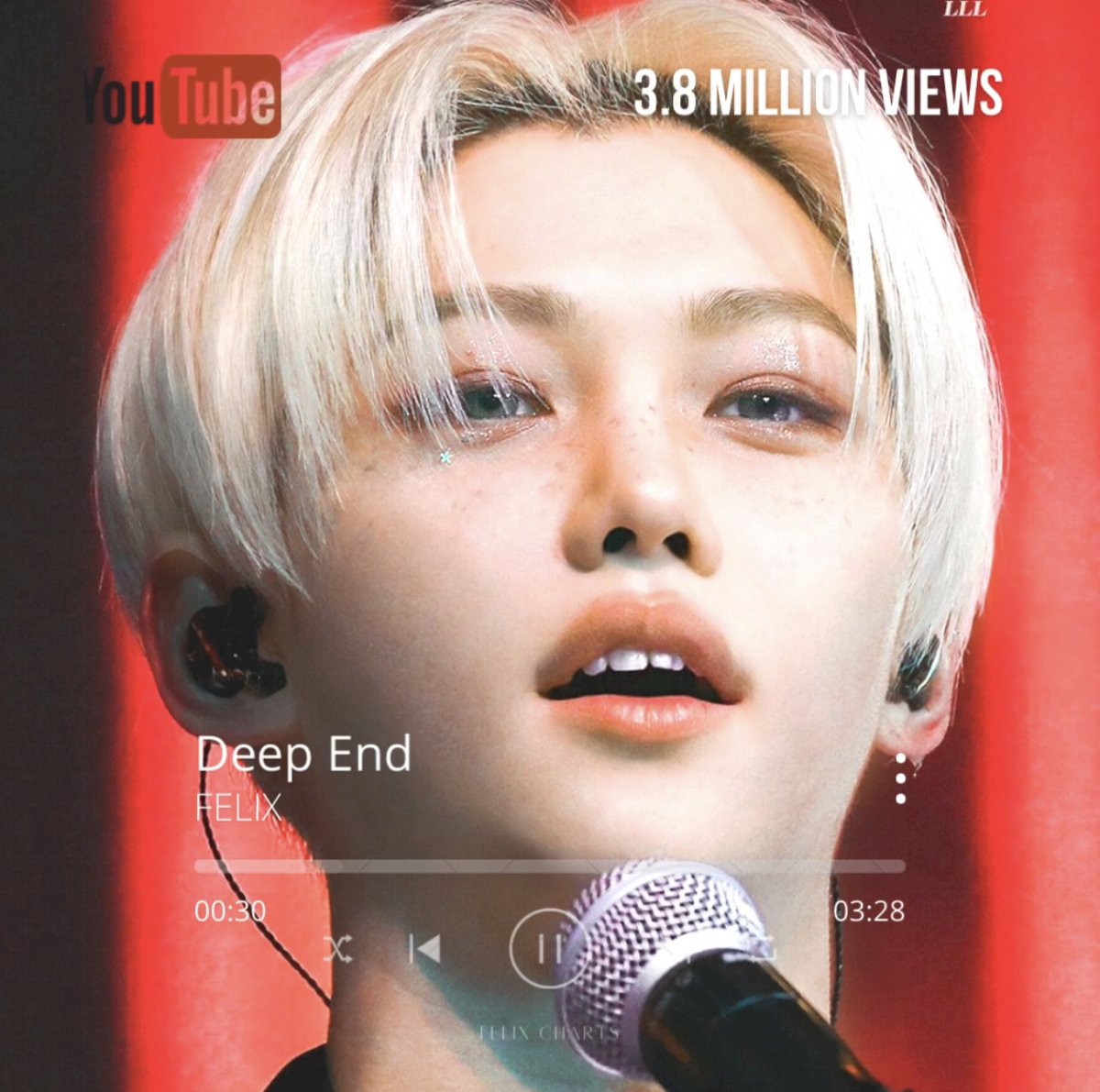 FELIX CHARTS on Twitter "📊 DeepEnd (FELIX) Official Audio surpassed