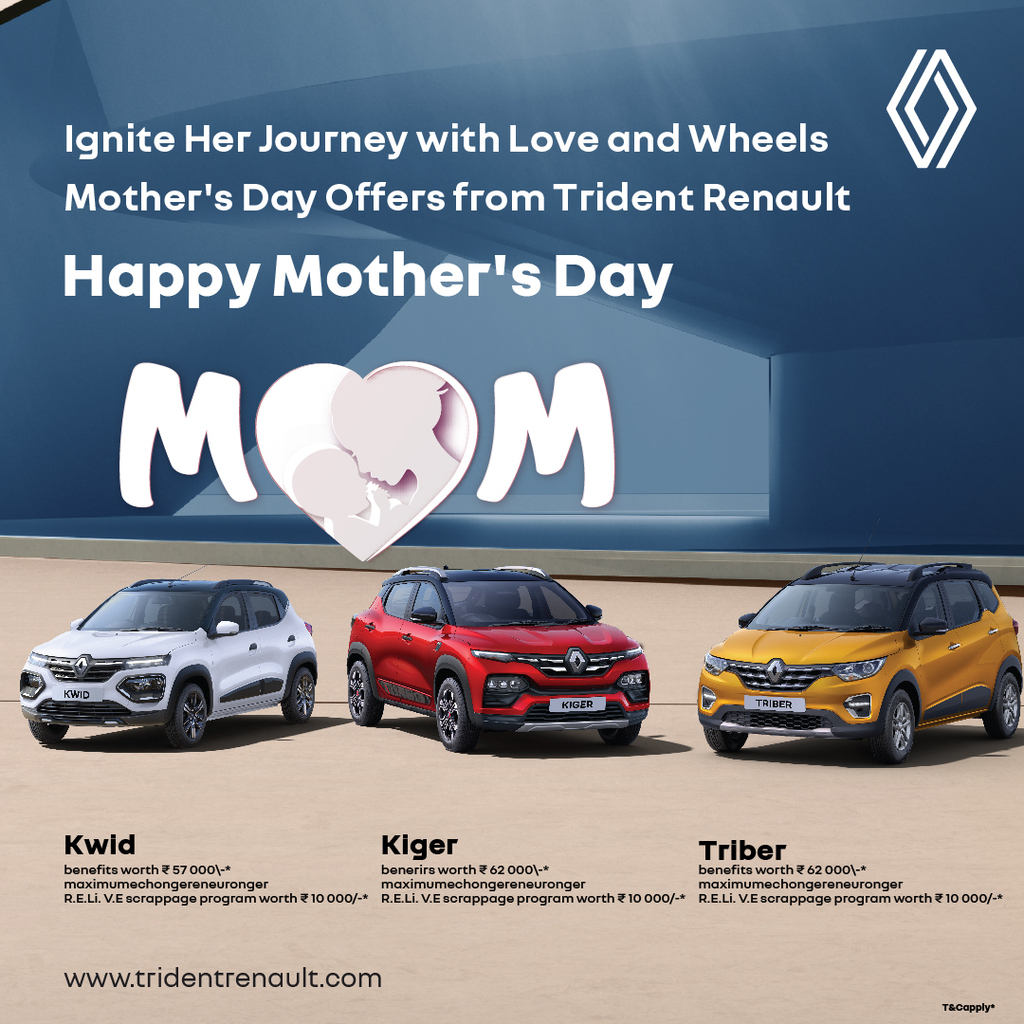 tridentrenaults's tweet photo. From the first school drop-off to the countless family adventures, you've been there, steering the wheel of love and support.

Trident Renault wishes all the incredible moms out there a #happymothersday❤️ 

#SteeringWithLoveAndSupport #MomLifeJourney #Co… https://t.co/DWdqiyxgsR https://t.co/FPNPzws6g0