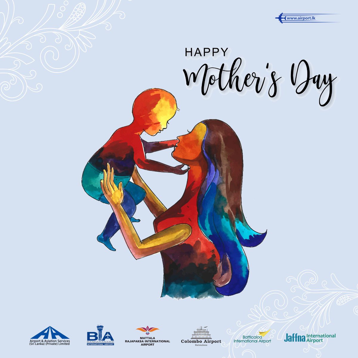 අම්මා, அம்மா, mother, mom, mère, madre, Mutter,  母亲 – different languages, the same wonderful meaning.

Happy Mother’s Day from CIAR to all the super moms! Thank you for your dedication, strength and unconditional love.

#CIARsrilanka #SriLankaAirport