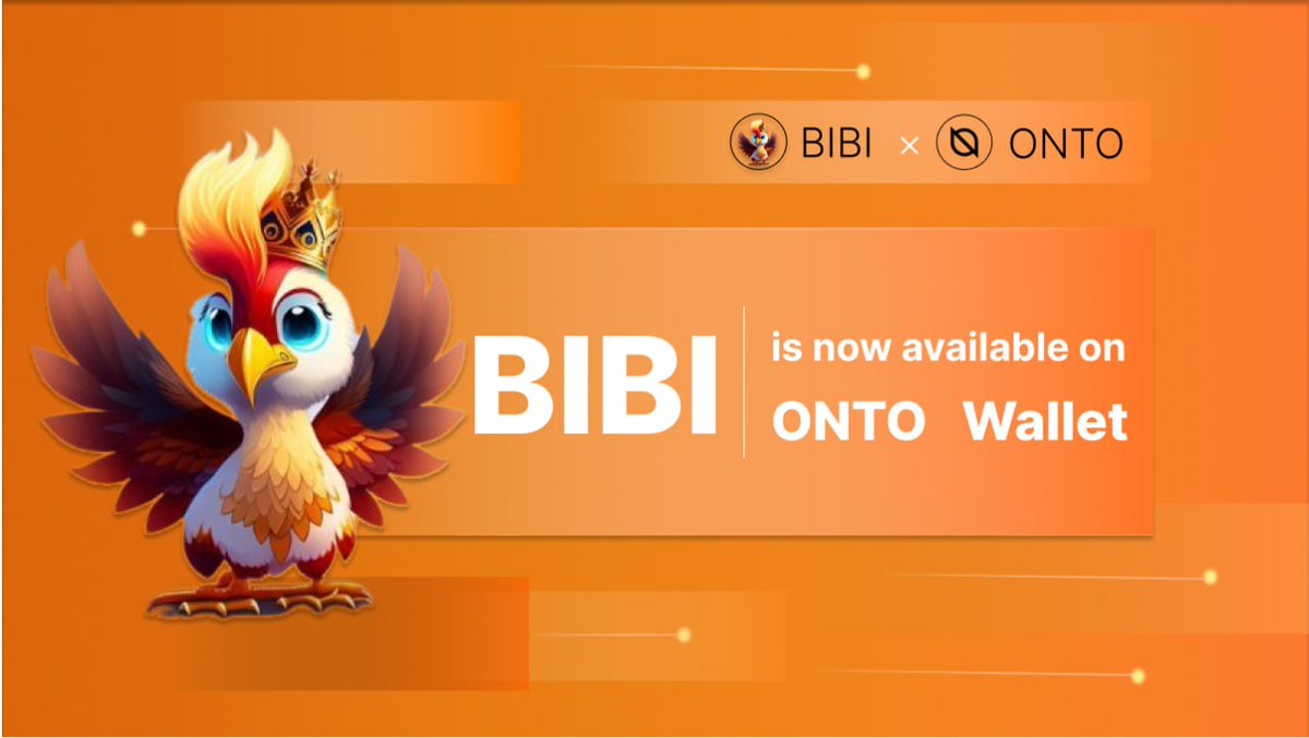ONTOWallet's tweet photo. 📢 #ONTO x @BSC_BIBI 🎉

#ONTO is thrilled to list $BIBI, the hottest #decentralized 0 tax #memecoin on @BNBCHAIN 🔥🔥🔥

Find $BIBI now in #ONTOWallet 👉 https://t.co/g2xVrFO6UT

#BIBI #BSC https://t.co/9J6qTXCUm4