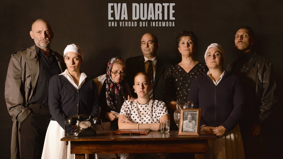 EvaDuarteObra's tweet photo. Mañana esta tropa deja todo en el estreno de "Eva Duarte, una verdad que incomoda" con localidades agotadas.
No dejes de verla.

Todos los domingos 16hs en @BeckettTeatro 
Entradas en Alternativa Teatral.

#Eva #evitaeterna #EvaPerón #peronismoparatodos #Obra #Teatro 
 #SDTV https://t.co/spndREEH4g