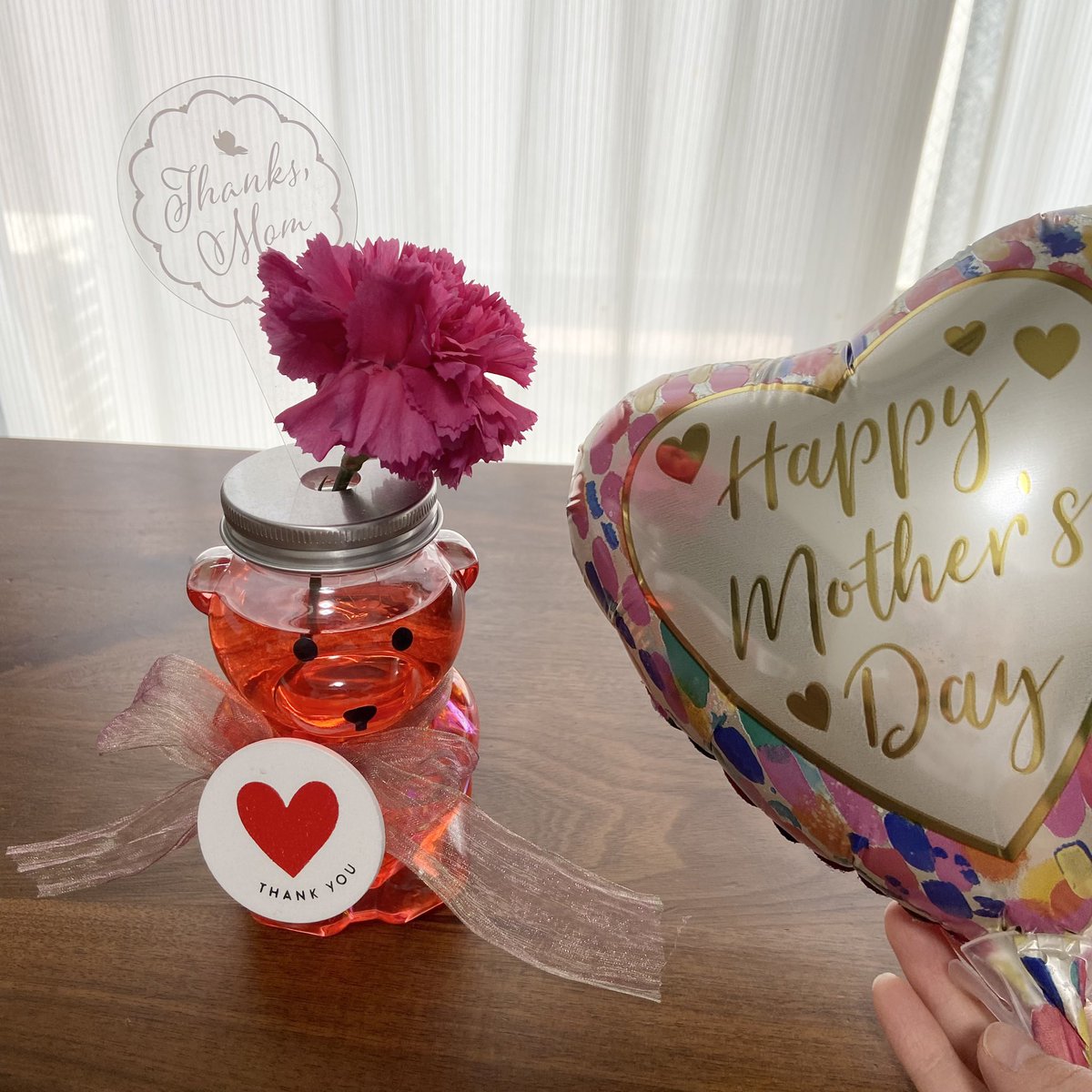 #母の日
全国のお母さんいつもお疲れ様です😌
私も昨日フライングでカーネーション貰ったよ🩷
今日は家族にいつもより少しだけチヤホヤしてもらおうと思います✌️