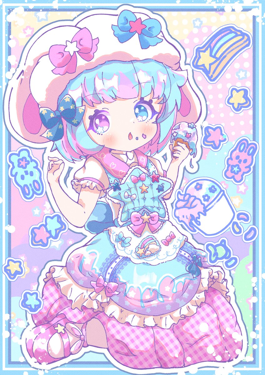 「#皆のうさぎキャラが見たい」|こた猫🐱 🎤🎨3/10~/16colorful＆dreamy原宿デザインフェスタギャラリーのイラスト