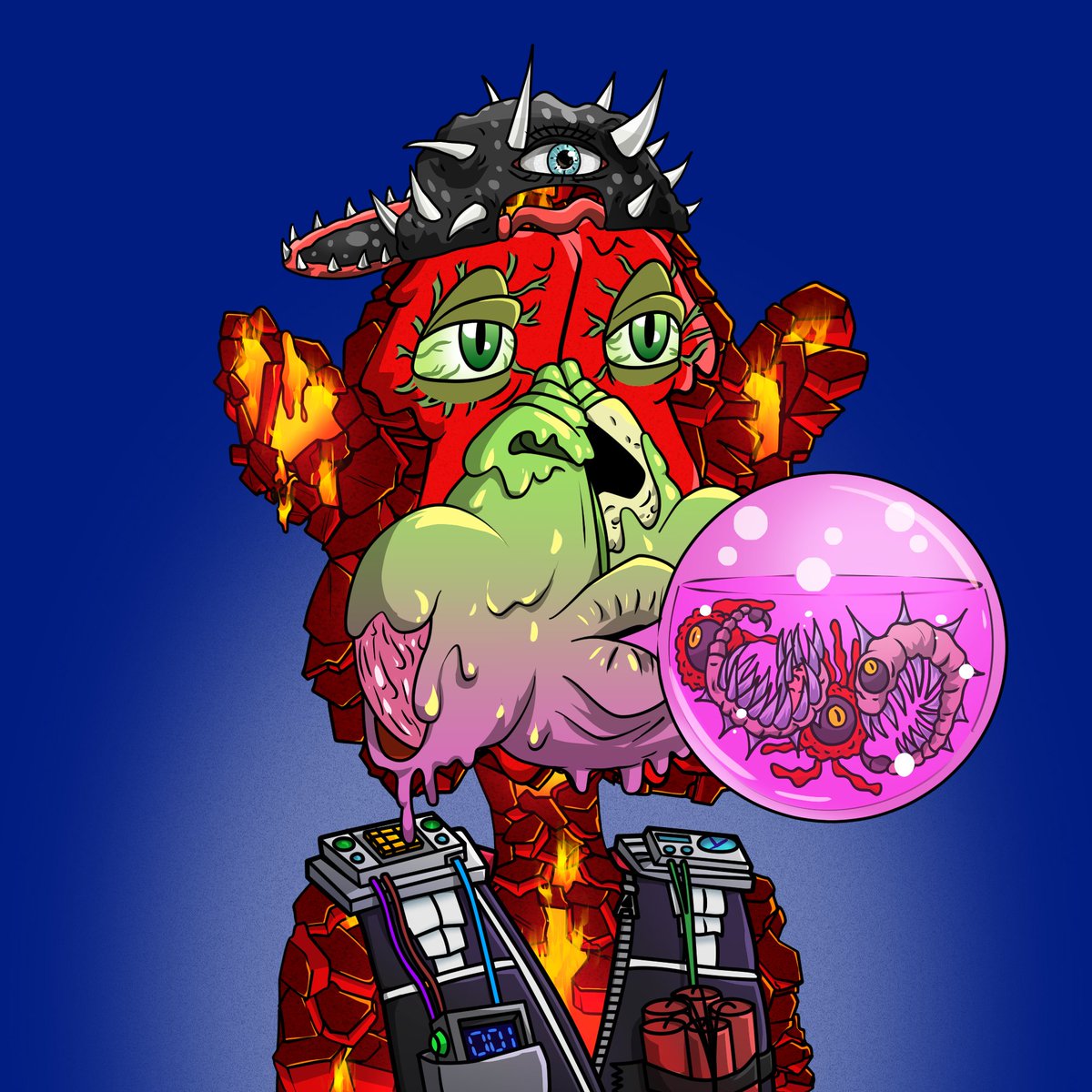 XLegus's tweet image. Mutated 15 @Ape_NationNFT V1s today, think this just might be my favorite...

#WeAreApeNation #MutationNation