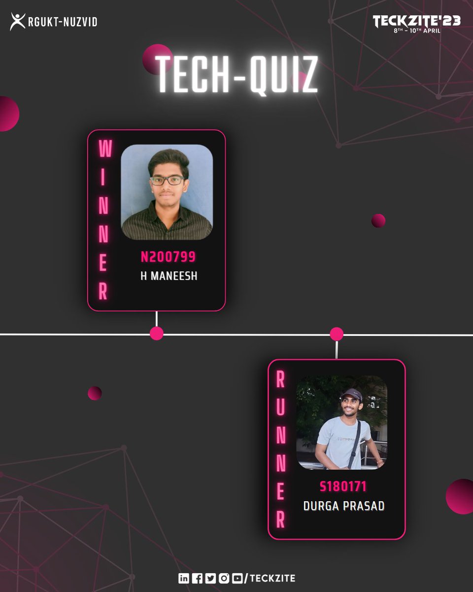 teckzite's tweet photo. We are so proud of your accomplishments, and your victory is a testament to your diligence and commitment
Winners, keep shining!
✨💥
@SDCAC_RGUKTN https://t.co/vXY3jnG2cE