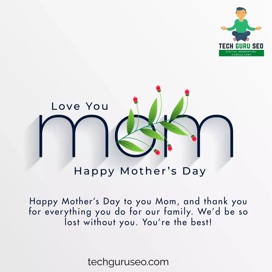 TechGuruSeo's tweet photo. Happy Mother's Day to all the amazing moms out there! We appreciate everything you do for us and the countless sacrifices you make. Thank you for being our guiding light, our rock, and our best friend. You are the real superheroes! #HappyMothersDay #TechGuruSeo  #Supermom https://t.co/tmp6YtpwW8