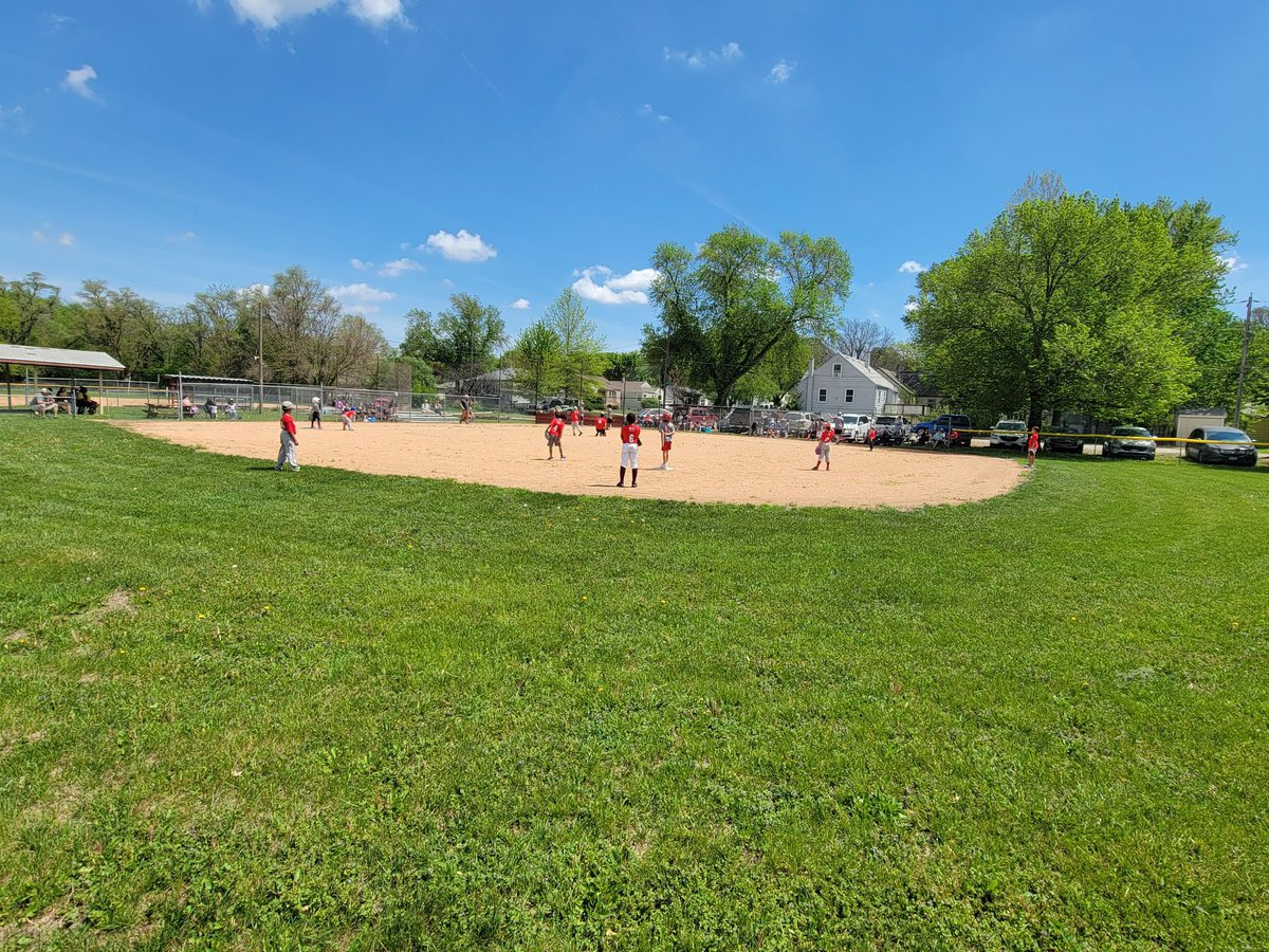 Perfect day for baseball at Benson Little League. #littleleague