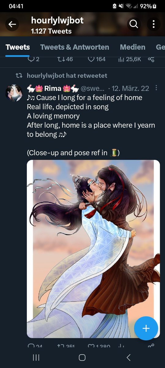 sweetlilrima's tweet photo. You know what makes me sad?

That the last thing @HrlyHanguangJun retweeted before the bot thing hit them in March was one of my artworks.

I miss them. 😥 https://t.co/aUYMFYCaha