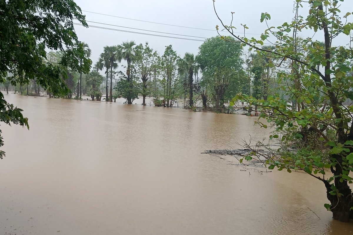 Khithitofficial's tweet photo. ကနီတွင် မုန်တိုင်းအရှိန်ကြောင့် မိုးရွာ ရေကြီးနေစဉ် စစ်တပ်က စစ်ကြောင်းထိုးလာ၍ ပြည်သူ ၁၃၀၀၀ ကျော် ထွက်ပြေးတိမ်းရှောင်နေရ
Read more->https://t.co/dmk3GYG0bj https://t.co/CqvqPBo69d