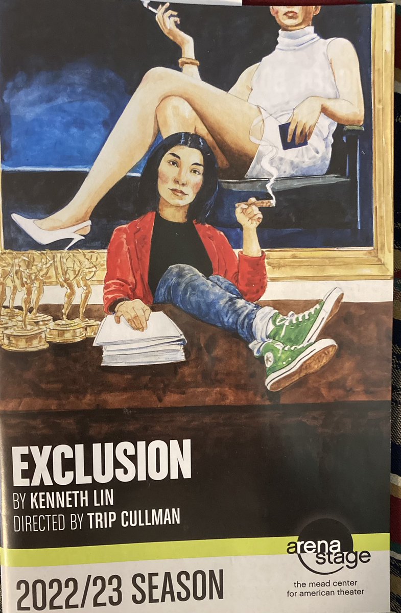 Historians rarely feature in stage plays. EXCLUSION at Arena Stage is a riveting exception! The protagonist writes a brilliant history of the Chinese Exclusion Act, but consequential struggles ensue when a producer adapts it for TV.  #HistoryMatters #honesthistory #arenaexclusion