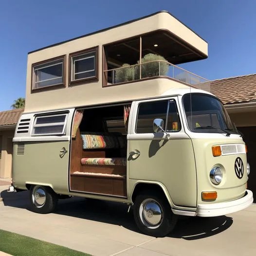 Riddle1000's tweet image. Would you ever consider living like this? #hippievan #volkswagen #nomad #travel