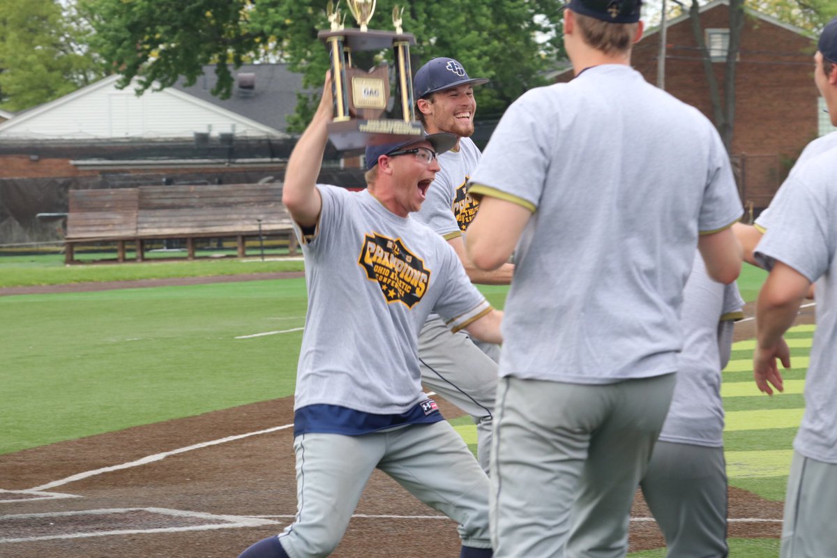 jcu_baseball's tweet photo. More 📸 from the first JCU OAC title since 2014 https://t.co/Pcg8sVaE0o