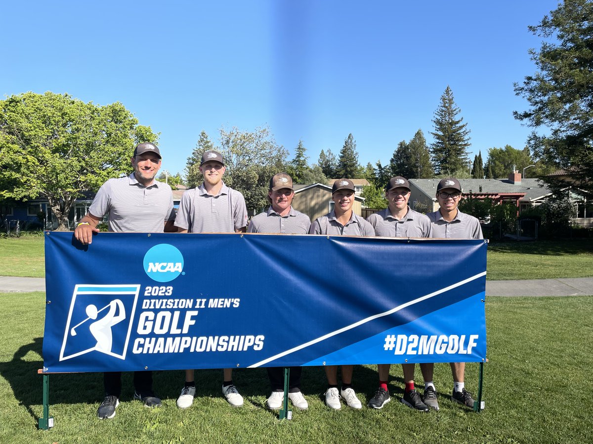 Ohio bound! The men's golf team finishes 3rd in the Super Regional and will advance to the NCAA Championships in Ohio later this month!