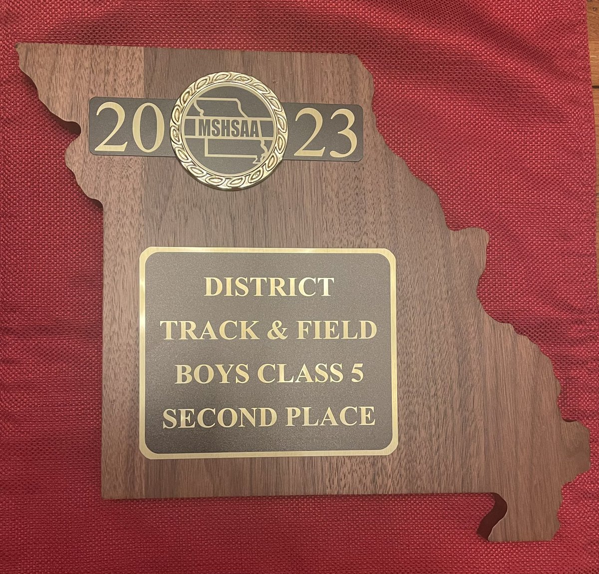 Tigers 2nd and  Lady Tigers 6th today in Districts.  
#ItsaGreatDaytobeaTiger