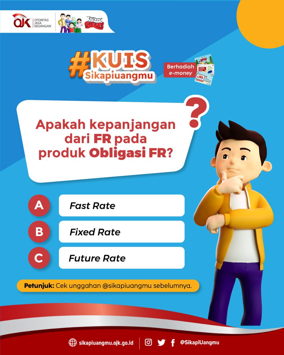 sikapiuangmu's tweet photo. Sudah baca konten pekan ini?  Konten pekan ini bisa jadi rekomendasi bagi Sobat yang ingin berinvestasi, dan pastinya Sobat bisa menjawab kuis berikut dengan tepat
Reply jawaban Sobat, jangan lupa mention 3 Sobat lainnya dan ajak untuk mulai berinvestasi
#sikapiuangmu https://t.co/GEkknmvPxX