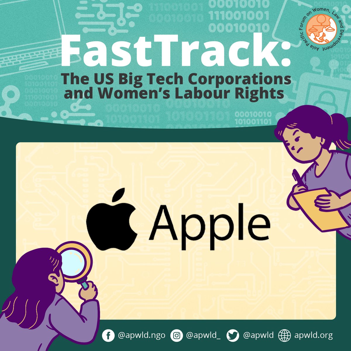apwld's tweet photo. What’s inside the Apple? #Apple bites labour rights for profit 💸🍎💸
Their total number of employees was 164,000, of which 38 percent are women. Apple’s total revenue for 2022, was US$378.7 billion, considered the most valued company in the world.
#StandAgainstIPEF #RejectIPEF https://t.co/SMDTGEnYQ5