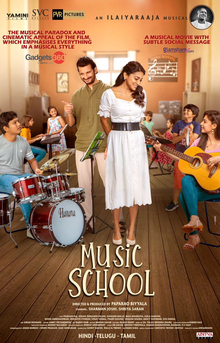 Musical Drama #Musicschoolmovie Runing in Cinemas.

Ilaiyaraaja Musical.