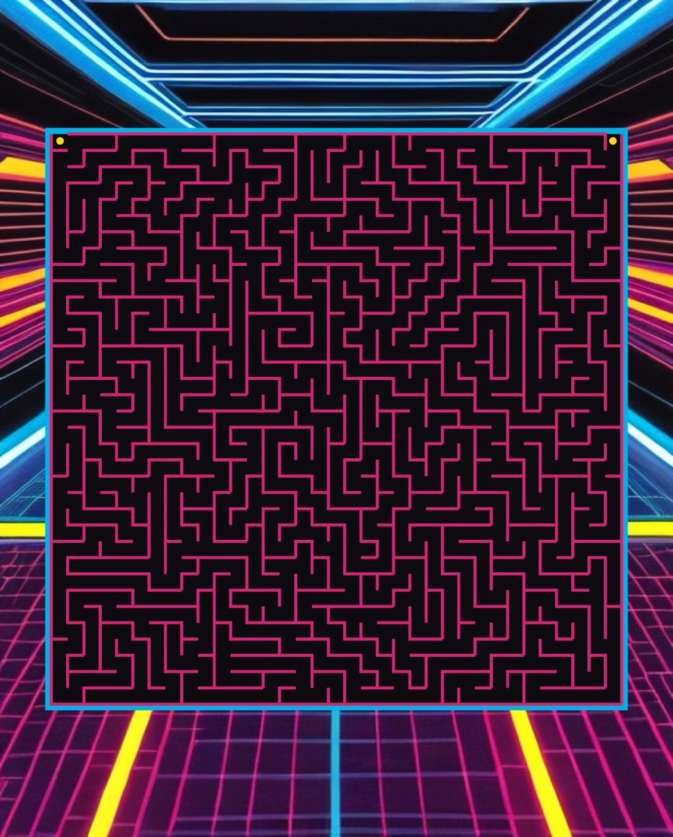 Mazemo_Mazes's tweet photo. Maze 133

🎮🕹️ Power up your brain on #RetroSunday with our epic #80sMazeChallenge! 

Solve the maze and claim your title as the maze champion! 🧠 #SundayFunday https://t.co/ONsrMtAu95