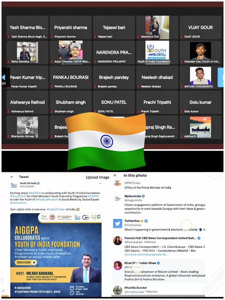 Exciting news! @AIGGPA is collaborating with Youth of India @Youth2047 for Chief Minister's @cmYouth Internship Programme @CMYIP_ to train the Youth of #MeraMadhyaPradesh in Social Media by Global Expert @ravikarkara
Gain #TwitterSkills to become #DigitalCitizen @ChouhanShivraj