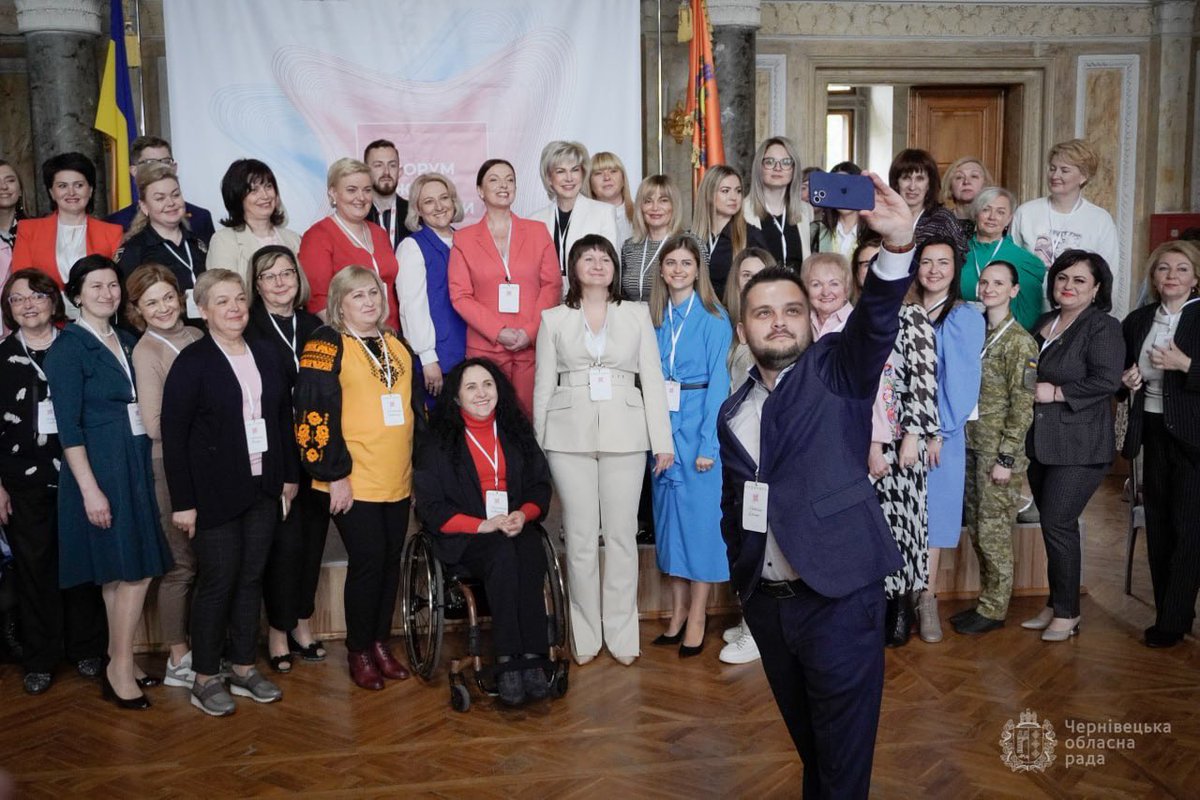 Women’s Forum of Bukovyna 2023! I have had a pleasure to make few opening remarks, say thanks for done job & for supporting #Ukraine & wish fruitful work for outstanding women leaders in the #Chernivtsi region.🙏💙💛🇺🇦
#UkraineWillWin 
#GloryToUkraine 
#WomensRights 
#womensforum