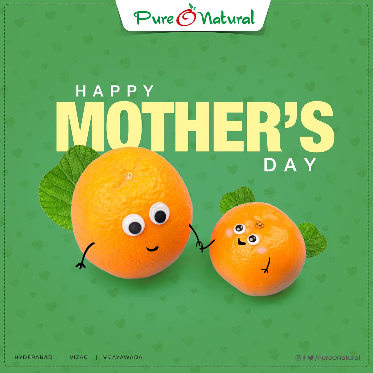 Life doesn't come with a manual, but it comes with a mother! 😍  Happy Mother's Day 👩💝💐

Experience purity of mother's nature with PureONatural! 

#mom #happymothersday #mother #happymothersday2023 #mothersday2023 #pureonatural #hyderabad #vizag #vijaywada #farmfresh