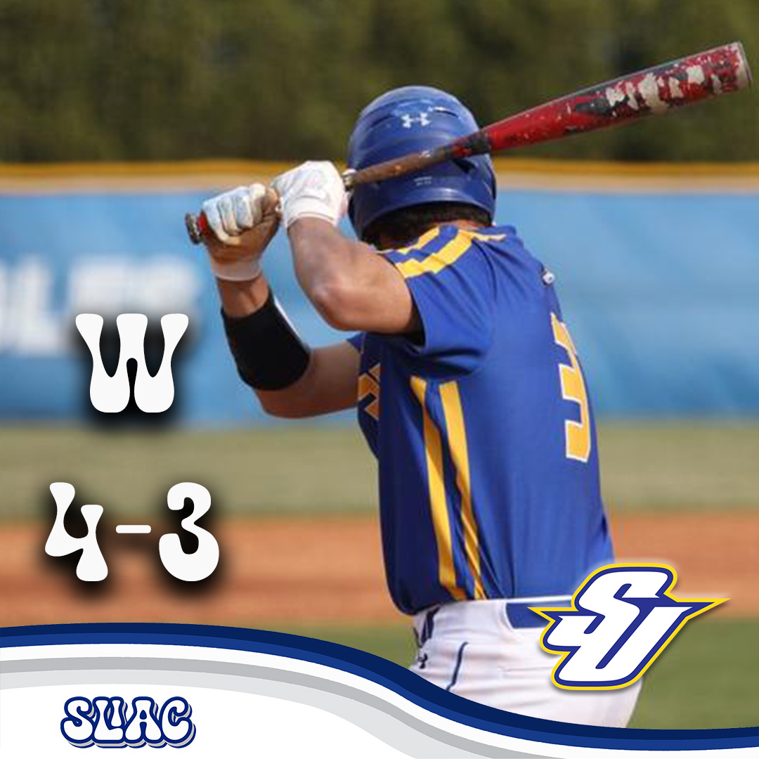 That's a final, the wait was worth it for <a href="/SUGoldenEagles/">Spalding Athletics</a> as they win the SLIAC baseball tournament with a 4-3 victory 

#SLIACtion #d3baseball
