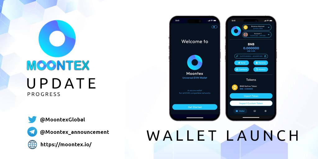 MoontexGlobal's tweet photo. 📣We’re excited to share that Moontex Wallet is launch now!

Link download on Playstore:
https://t.co/WYJO9X7Ihj

Follow us for more update
#cryptocurrency #blockchains #wallet #AirdropCrypto #AirdropAlert