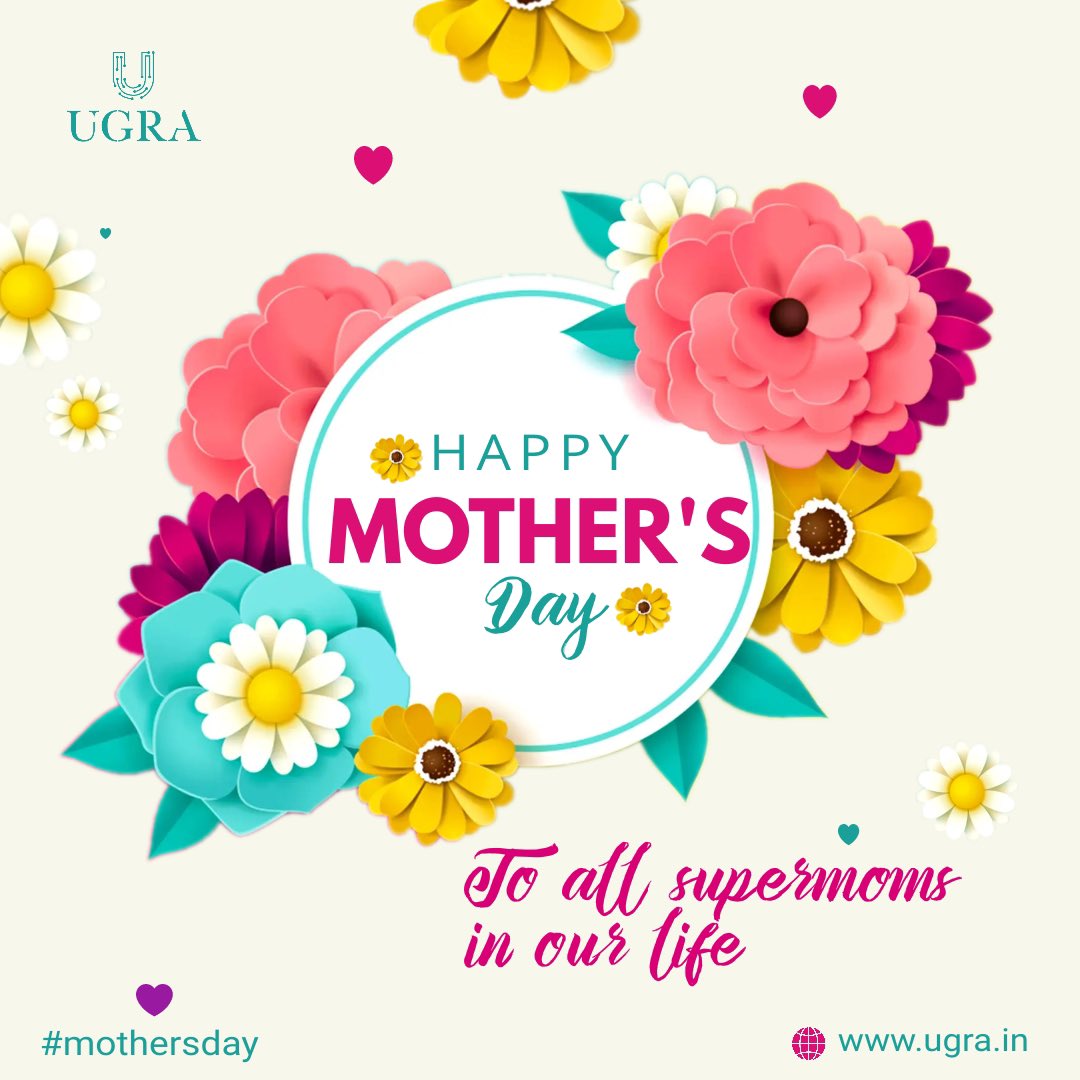 'Happy Mother's Day to all the incredible moms out there! Your love, strength, and selflessness are an inspiration to us all. Thank you for all that you do!' #MothersDay #MothersDay2023 #InternationalMothersDay #MomLove #superwoman #greetings #ugra