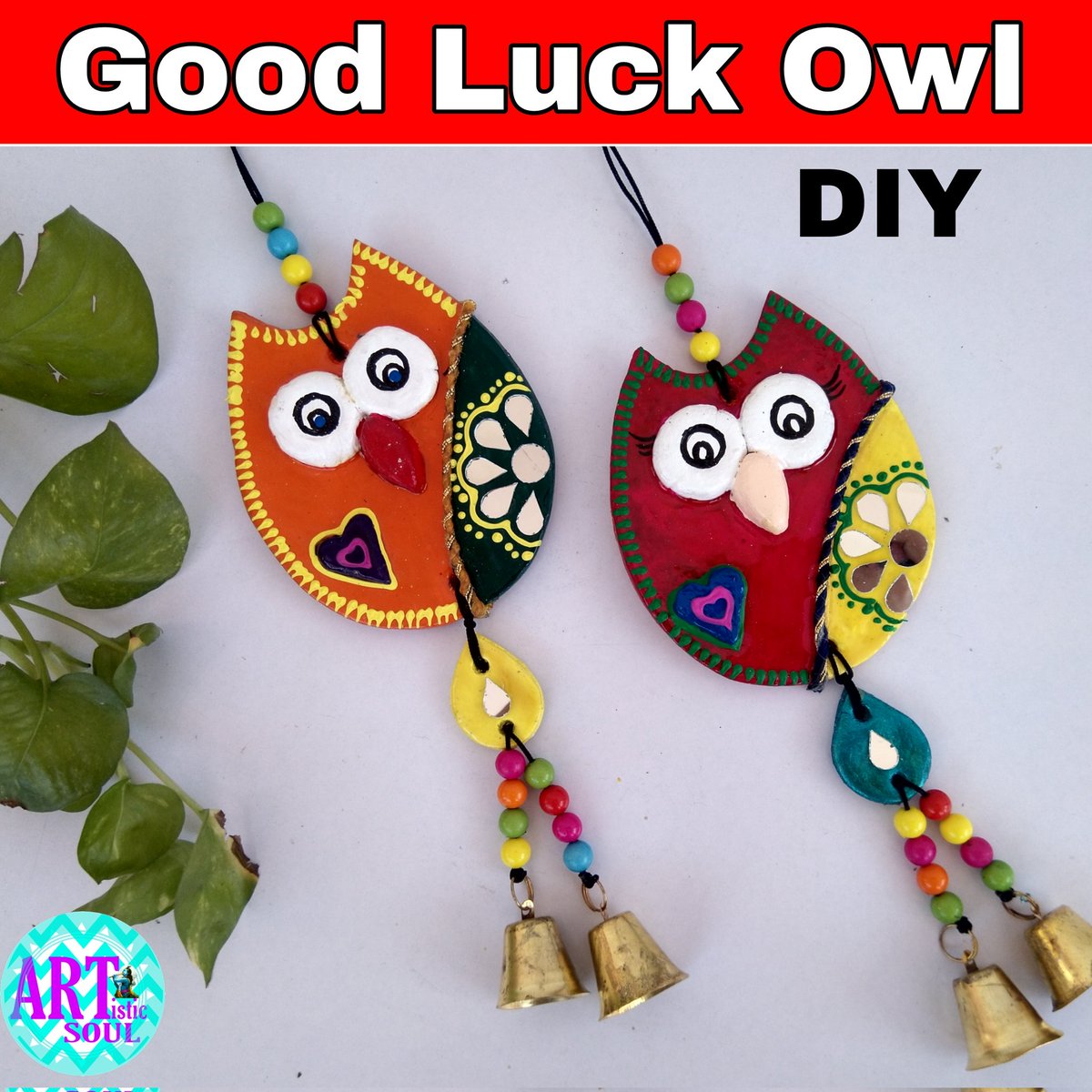 DIY- Good Luck Owl 🦉 youtu.be/itnd-3UrrQI
Homemade Wall hanging...try it !! 
.
#crafts #craft #diy #craftlover #artlover #MothersDay #handicraft  #handmadegift #Owl #GoodLuck #youtubecreator #craftchannel #handmadegift