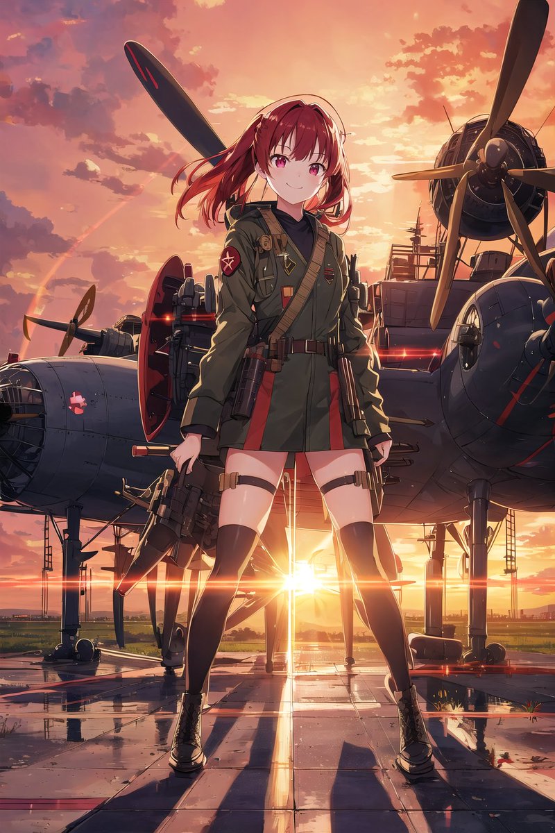 きた！！
理想の逆光の差し方です！！！
#AIイラスト #AIart #AIArtwork #AIイラスト好きさんと繋がりたい #AI術師さんと繋がりたい