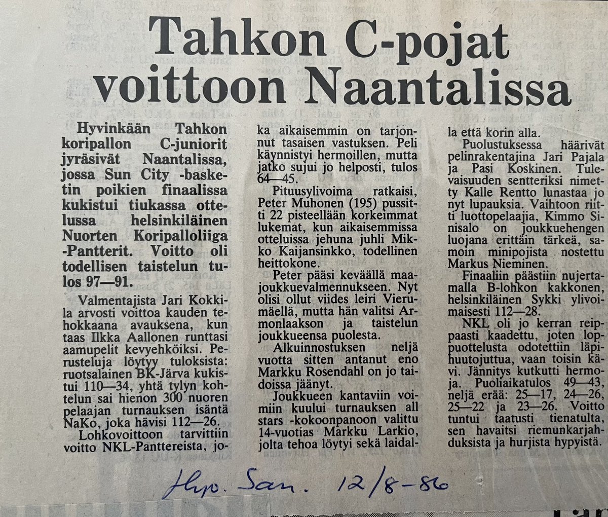 mikko_k's tweet photo. @nikojuntunen @SMakynen @RuutuUrheilu @WesterholmTom @KoponenPetteri @Shuff247 @teemurannikko Piti oikein tarkistaa että voitettiinko mekin BK Järva Naantalissa. Voitettiin. https://t.co/LY9pxIBxVA