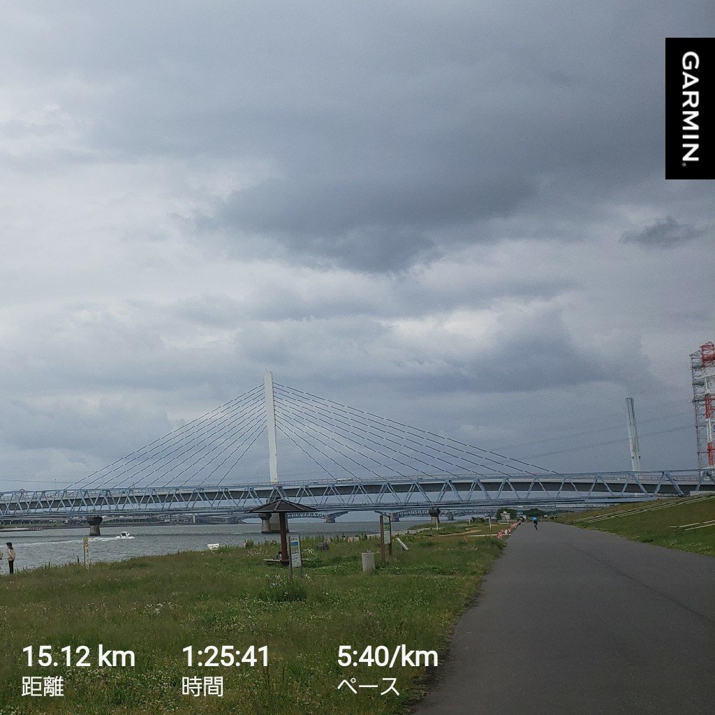 今週は
月曜5.1k
木曜8.2k
金曜5.2k
日曜15.1k
今日は雨降るギリ前に走りきれました。
ようやく安定的にランできるまで回復できたので一安心です✨今週は暑さは一息でしたが早く慣れたいですね💦