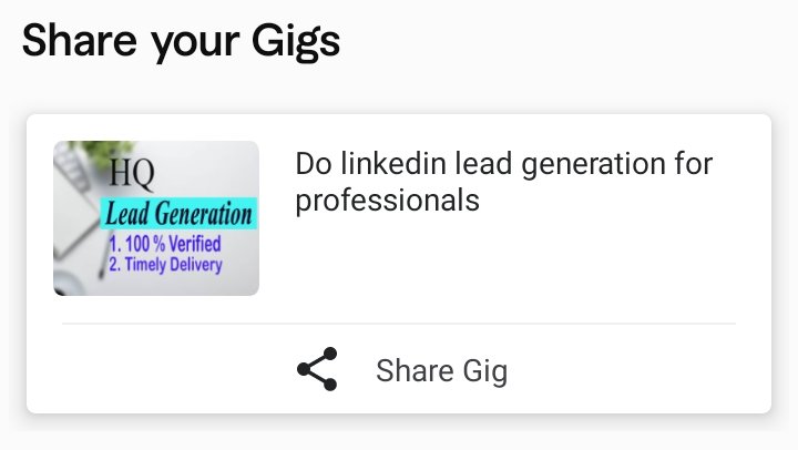 #leadgeneration #Linkedln #freelancing #marketplace #fiverrgig #linkedinleads #linkedinjobs #socialmedia #instagram

fiverr.com/s/bGp5xq
fiverr.com/s/bGp5xq
fiverr.com/s/bGp5xq
fiverr.com/s/bGp5xq
fiverr.com/s/bGp5xq