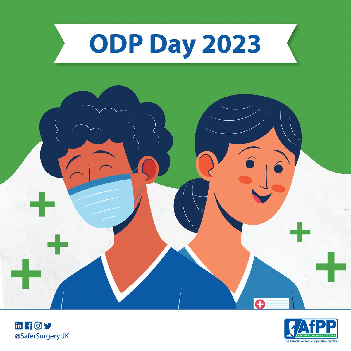 Happy #ODPDay!🎉 Today, we celebrate all Operating Department Practitioners for their crucial role in providing safe and efficient surgical care every day. Being an ODP is the most rewarding job you've probably never heard of! Thank you for all that you do!💚 #SaferSurgery