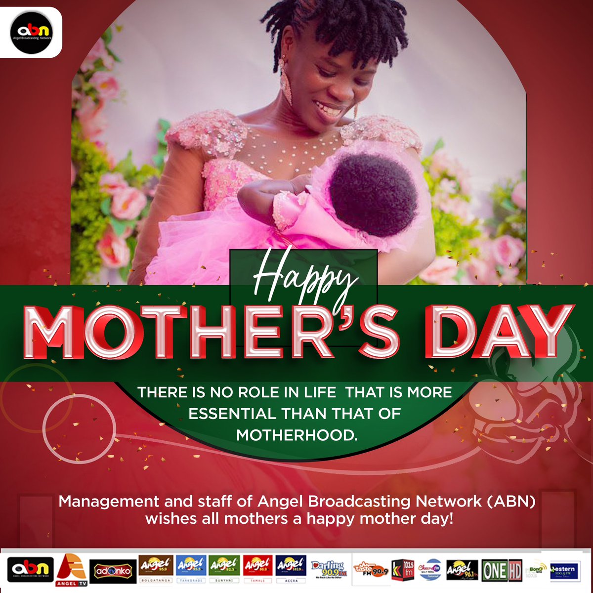 Angelfm1029's tweet photo. #happymothersday2023 from management and staff of ABN to all mothers https://t.co/3KVDuyckDS
