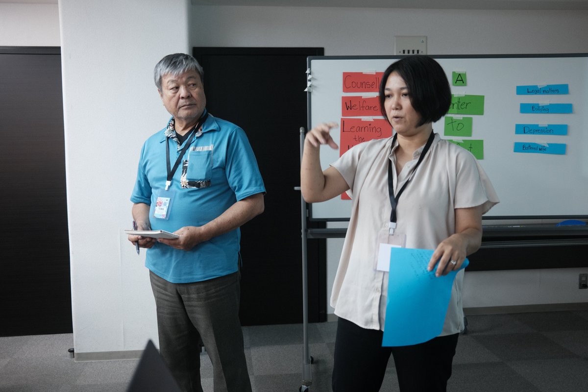 APR_net's tweet image. People’s Research Training - Northeast Asia Day 2 🇯🇵🇹🇼🇰🇷🇭🇰 
Participants presented mind maps in the plenary and had the group share suggestions and comments.
#PeoplesResearch #BuildingCapacities